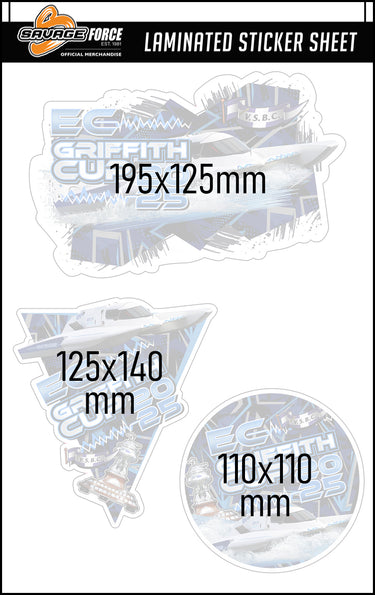 E.C Griffith Cup 2025 Sticker Sheet